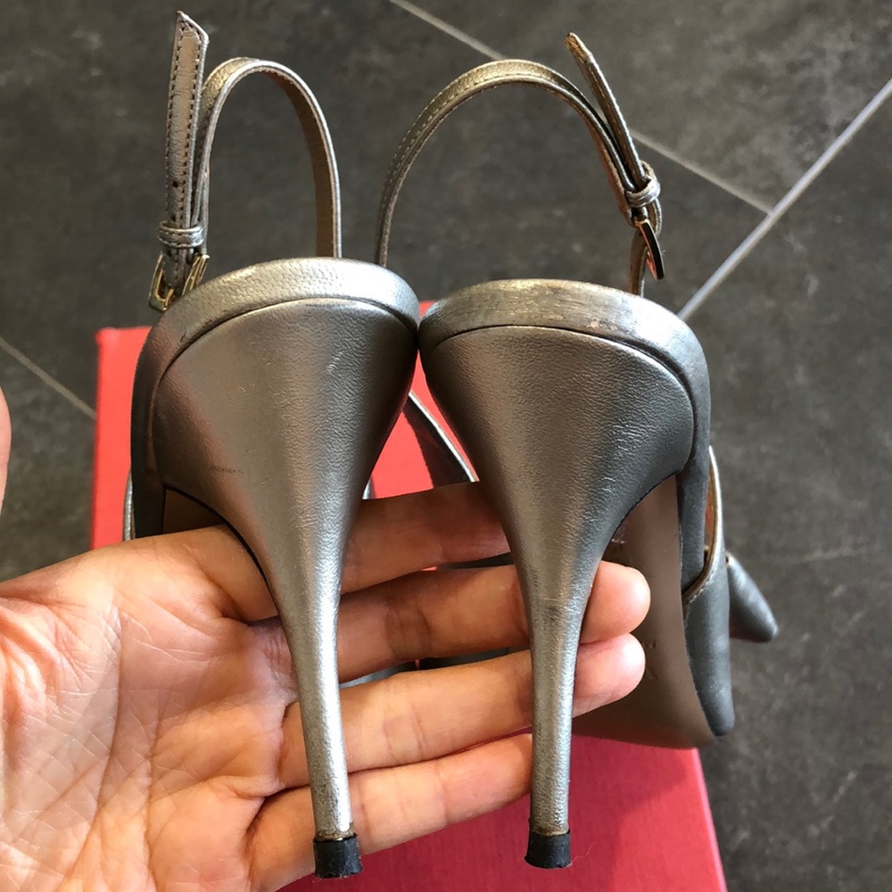 Authentic Valentino Mena Slingback Heels View 5